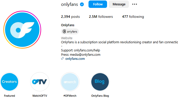 Free OnlyFans Content on Instagram